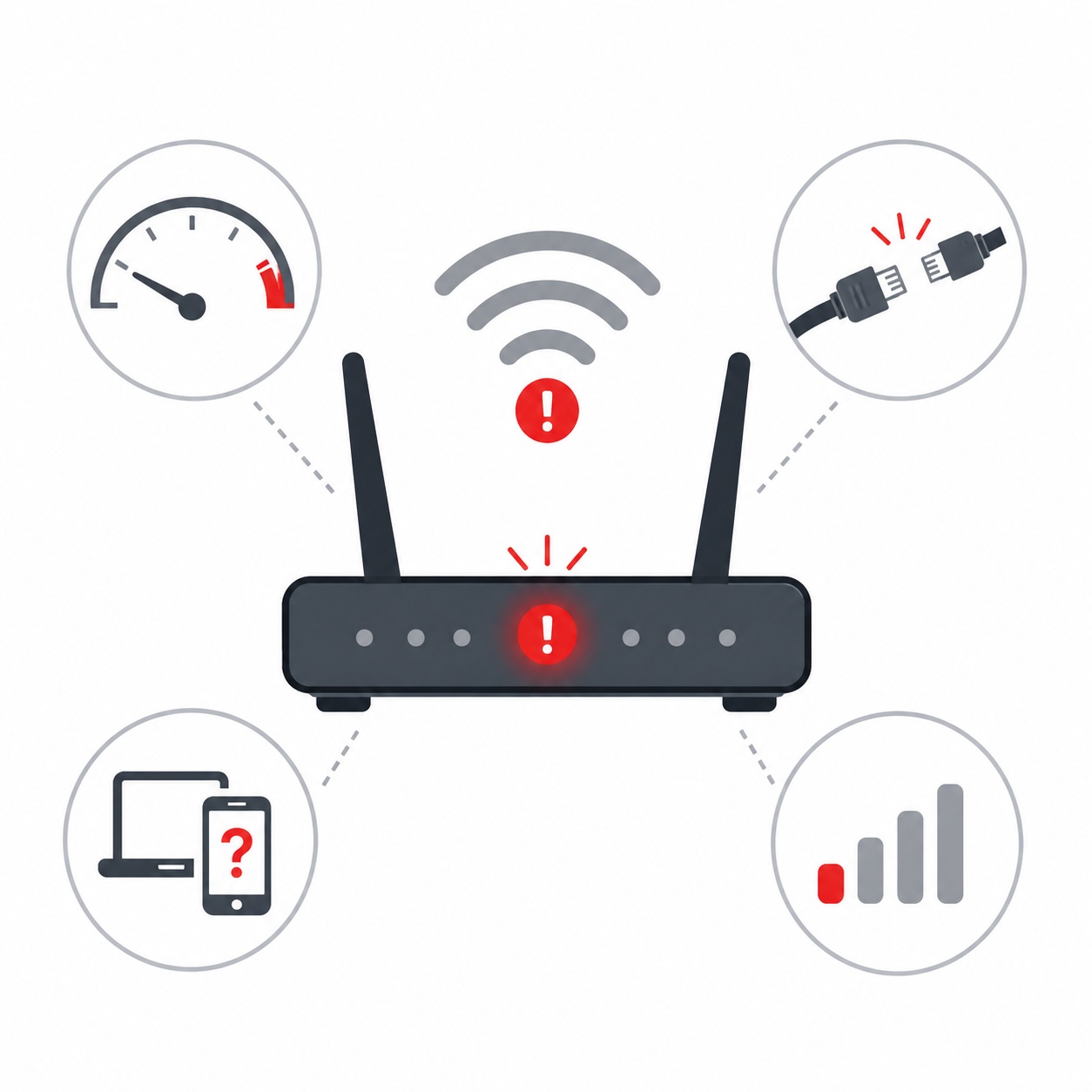 Problémy pri nastavení WiFi – pomalé pripojenie, výpadky a neznáme zariadenia